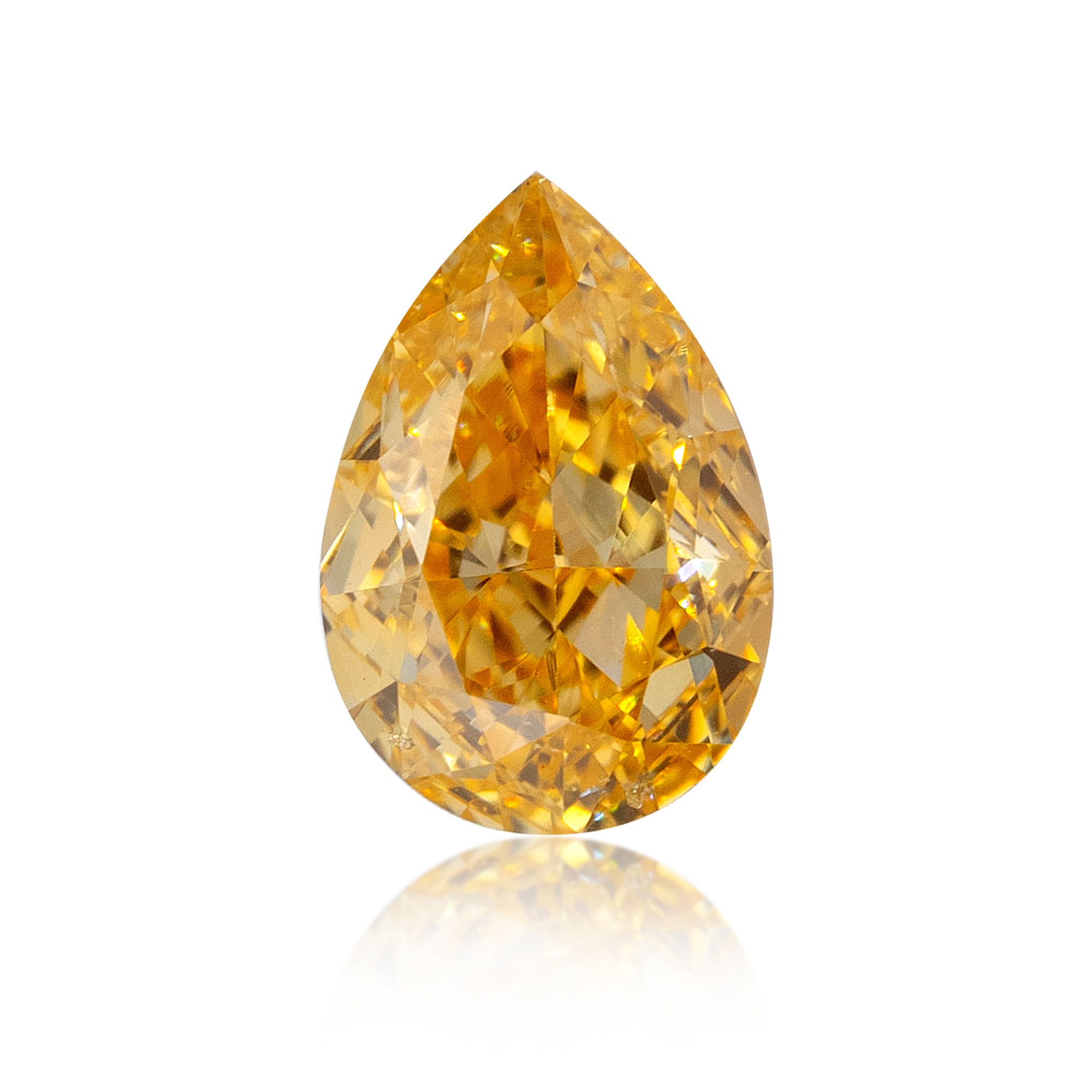 Diament 0.3 ct Fancy Intense Orange Yellow/SI2