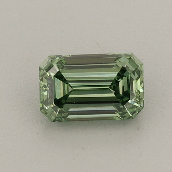 0.61 CT Fancy Vivid Green EMERALD