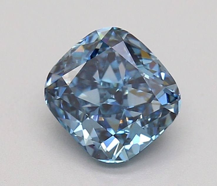 1.04 CT Fancy Vivid Blue CUSHION MODIFIED