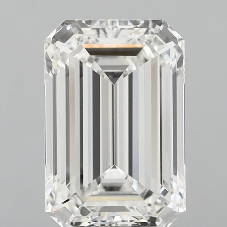 5.54 ct. emerald Lab Grown Diamond front image