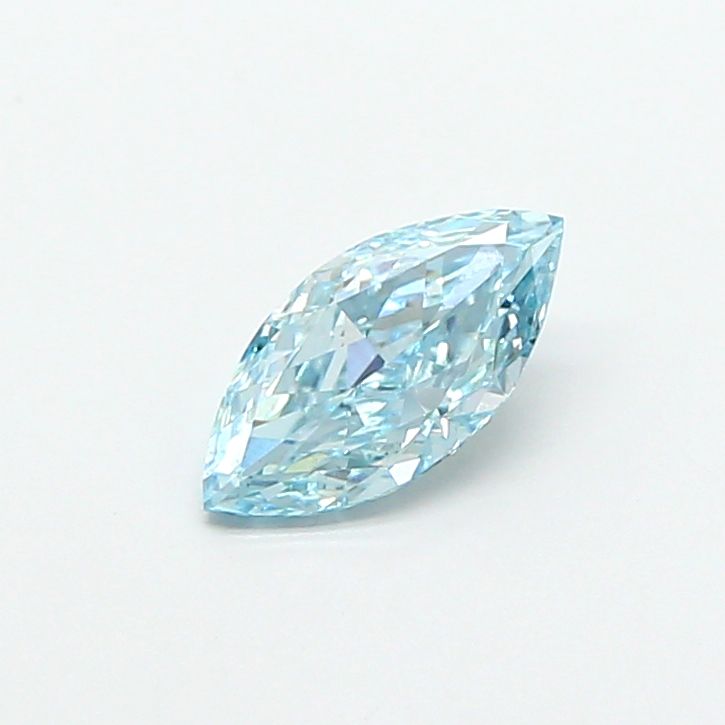 1.03 CT Fancy Vivid Blue MARQUISE