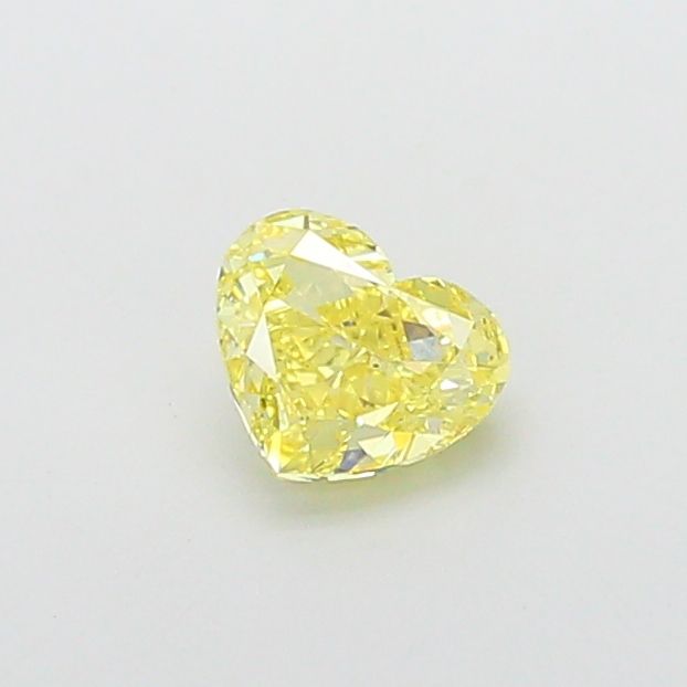 1.01 CT Fancy Intense Yellow HEART