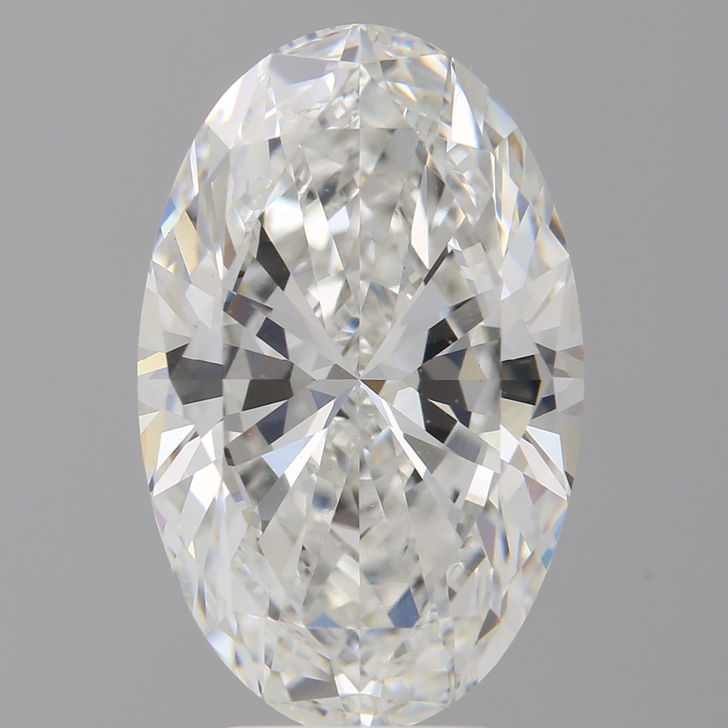 6.08 ct. oval Lab Grown Diamond front image