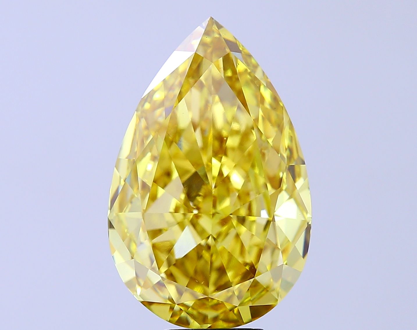 13.07 ct. pear Lab Grown Diamond front image