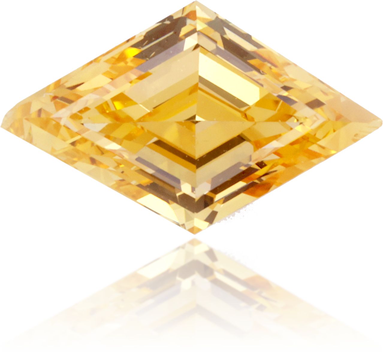 Diament 0.68 ct Fancy Vivid Orangey Yellow/SI1