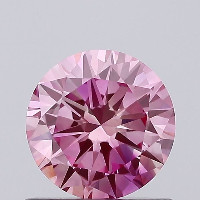 0.76 CT Fancy Vivid Pink ROUND