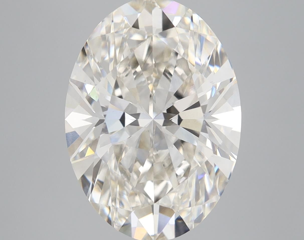 5.09 ct. oval Lab Grown Diamond front image