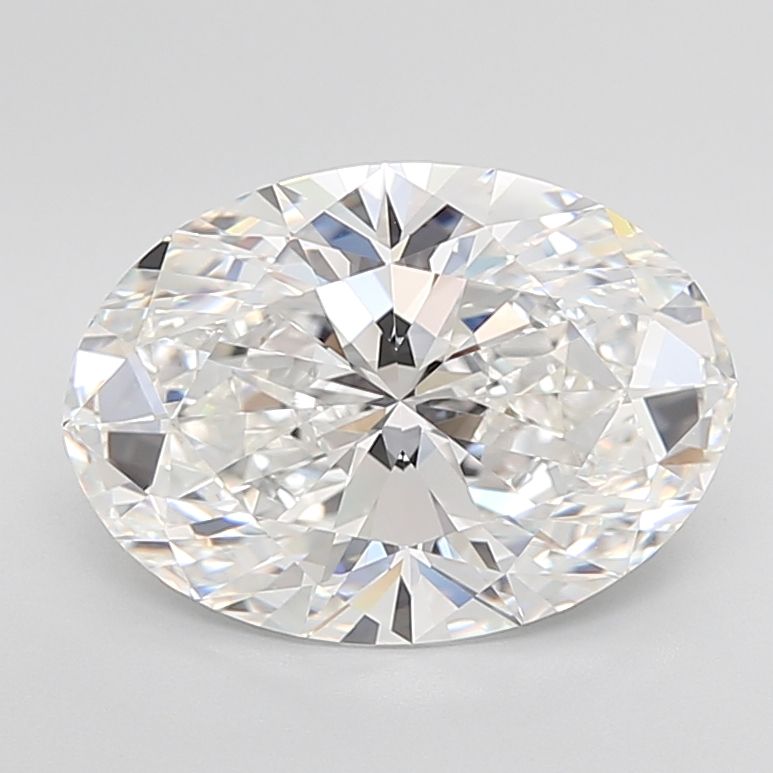 6.05 ct. oval Lab Grown Diamond front image