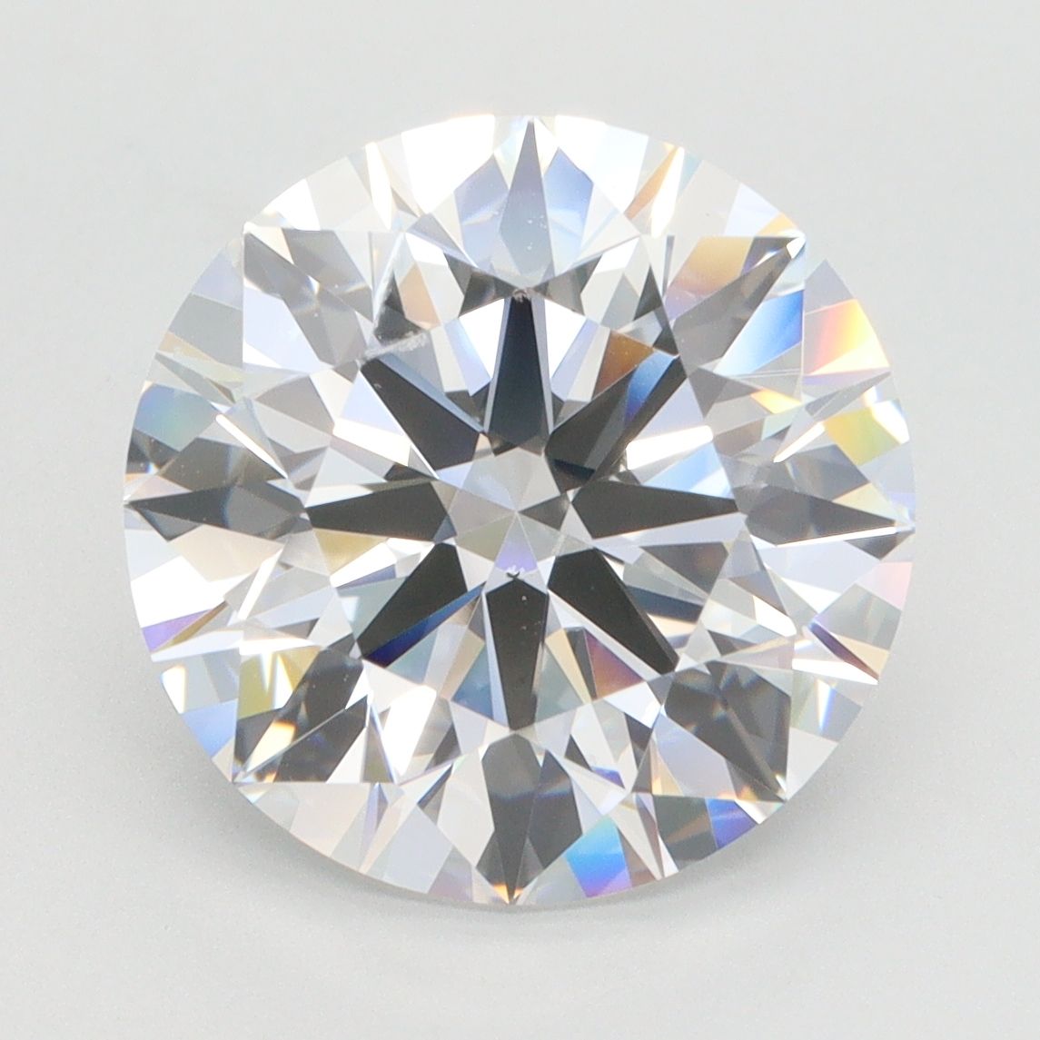 6.02 ct. round Lab Grown Diamond front image