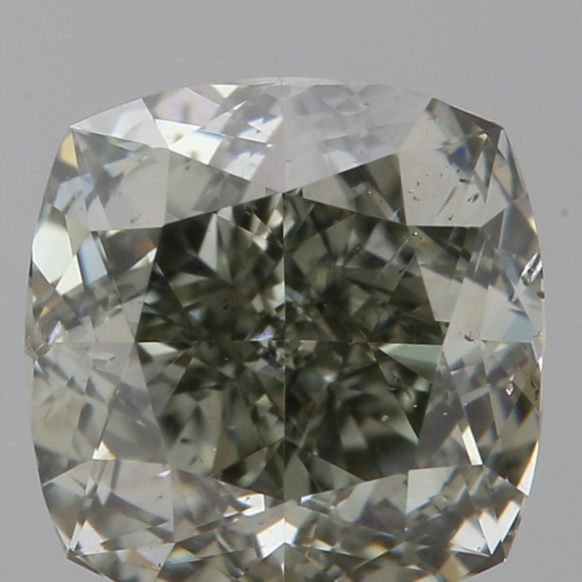 Diament 0.82 ct Fancy Dark Green Gray/SI2