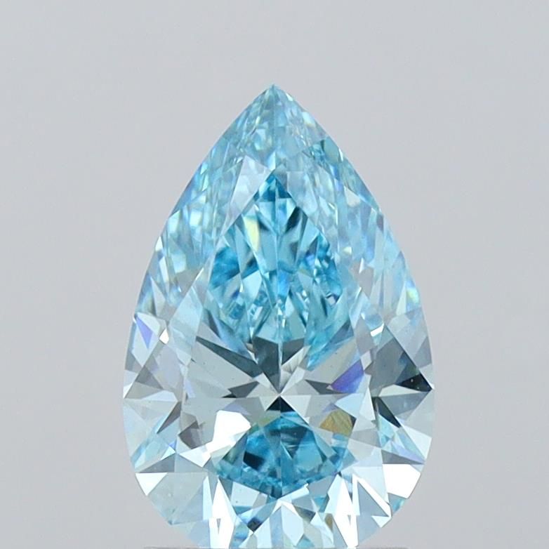 1.82 CT Fancy Vivid Blue PEAR