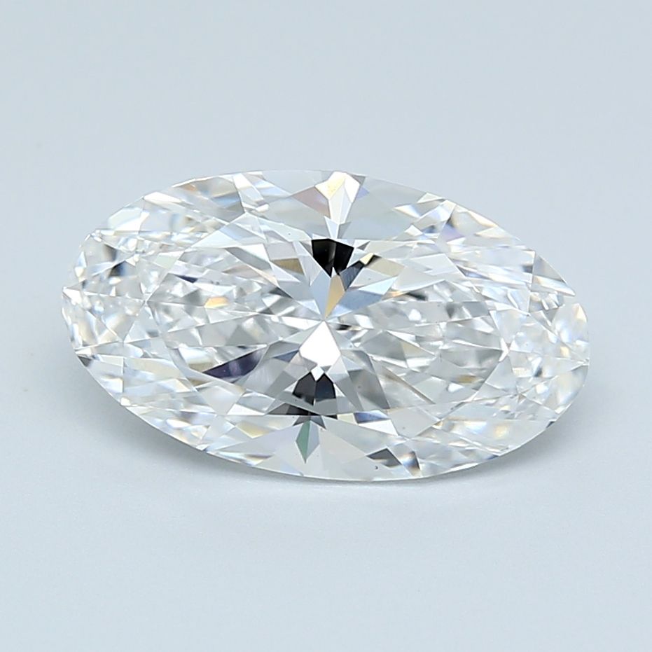 4.02 ct. oval Lab Grown Diamond front image