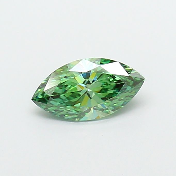 1.05 CT Fancy Vivid Green MARQUISE