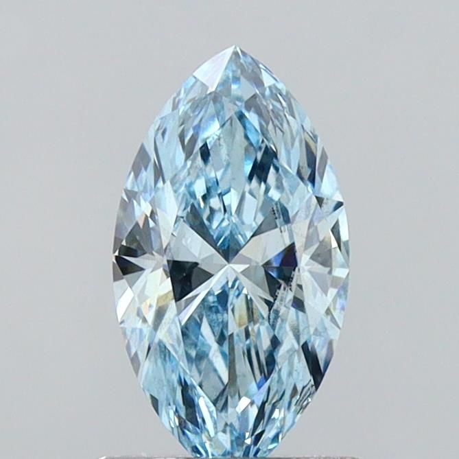 1.0 CT Fancy Vivid Blue MARQUISE