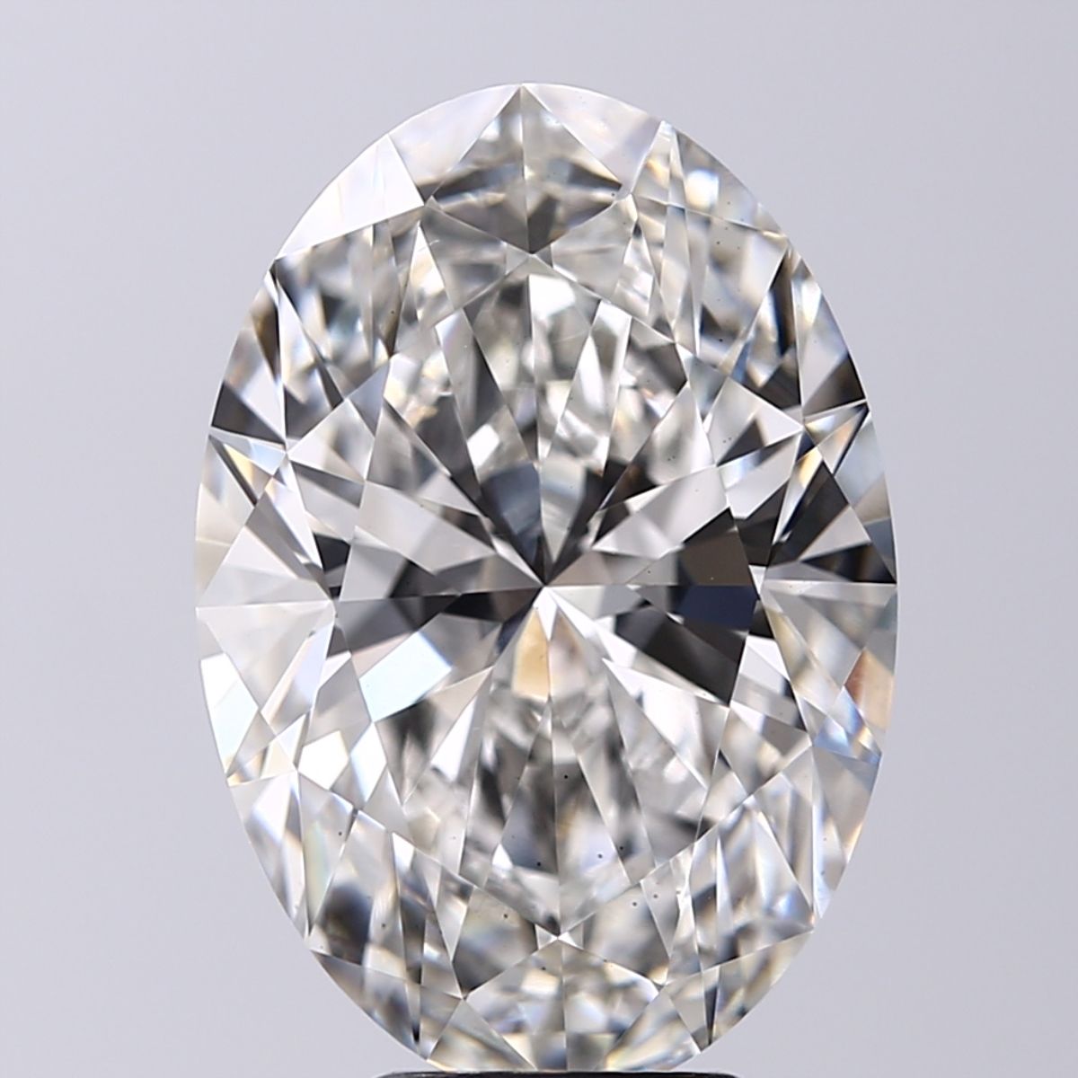 6.26 ct. oval Lab Grown Diamond front image