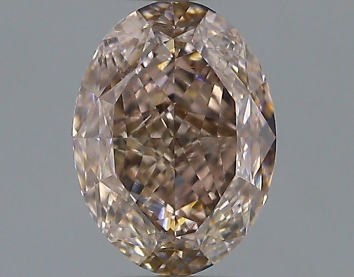 Diament 0.71 ct Fancy Pink Brown/SI1