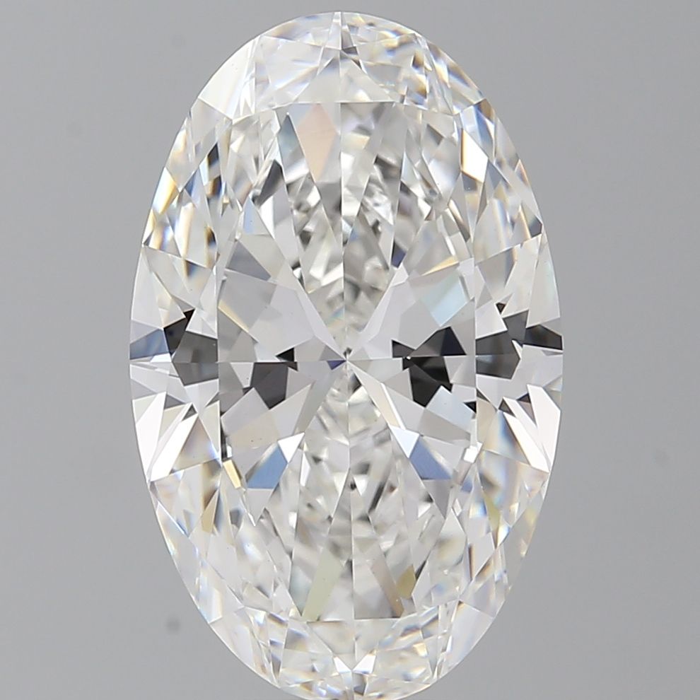 7.55 ct. oval Lab Grown Diamond front image