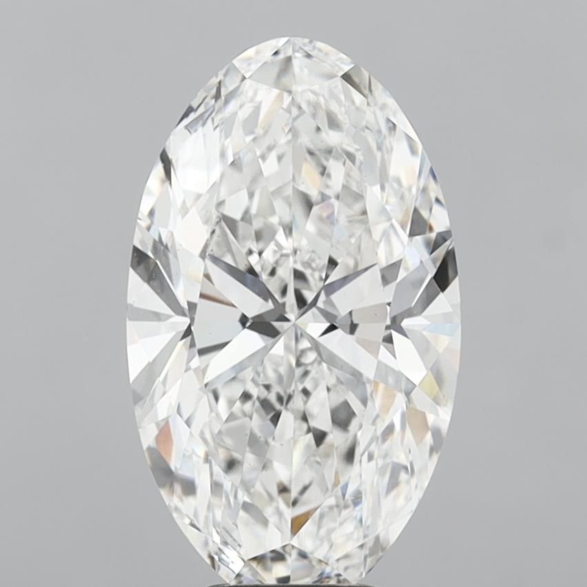 6.08 ct. oval Lab Grown Diamond front image
