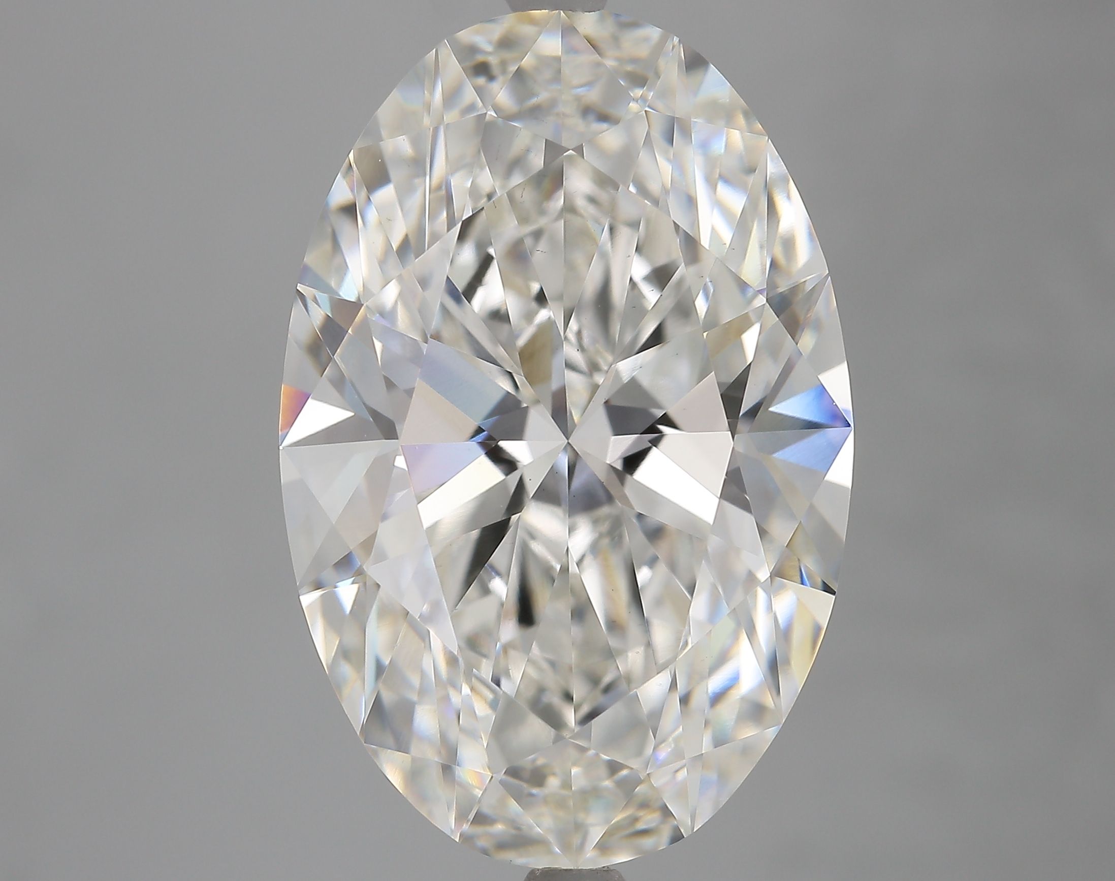 8.08 ct. oval Lab Grown Diamond front image