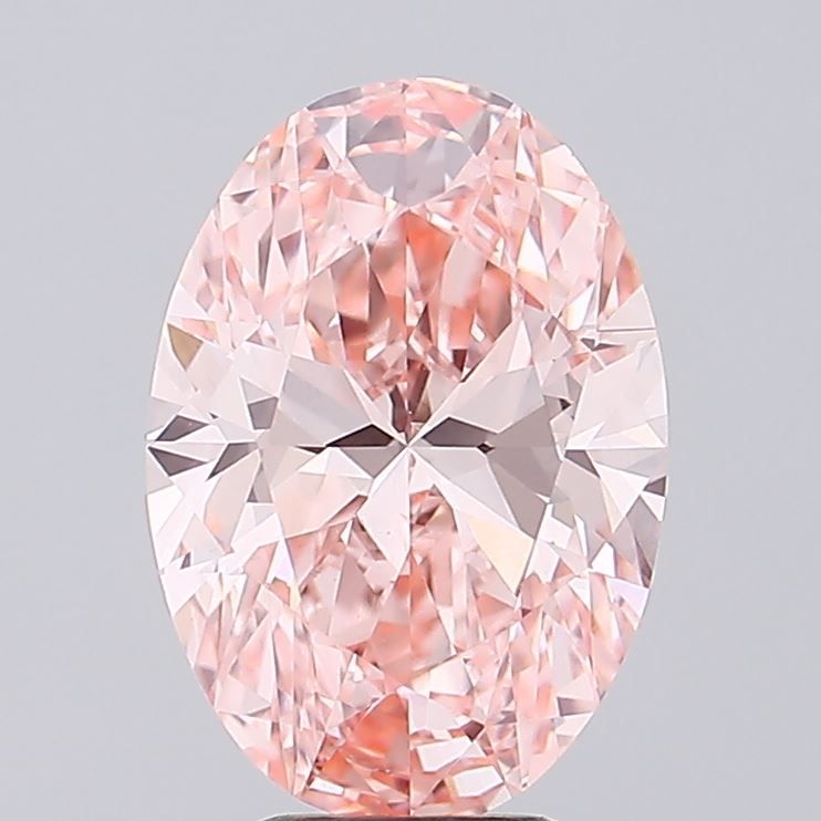 5.00 ct. oval Lab Grown Diamond front image