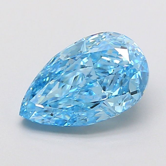 1.51 CT Fancy Vivid Blue PEAR