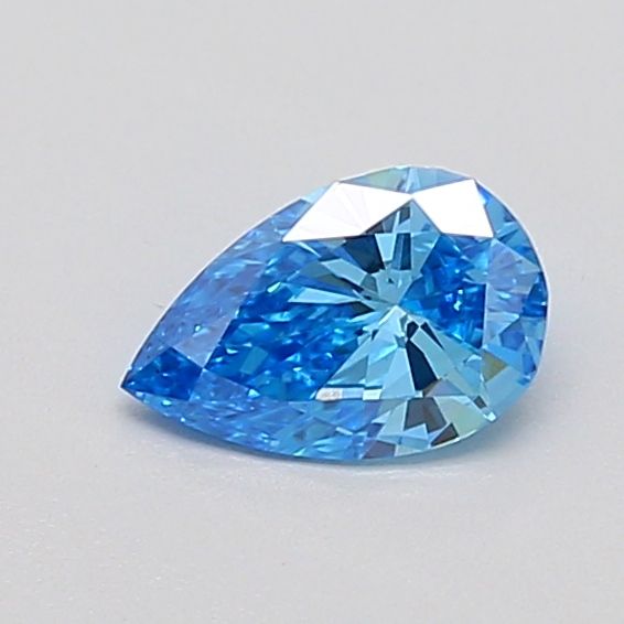 0.4 CT Fancy Vivid Blue PEAR