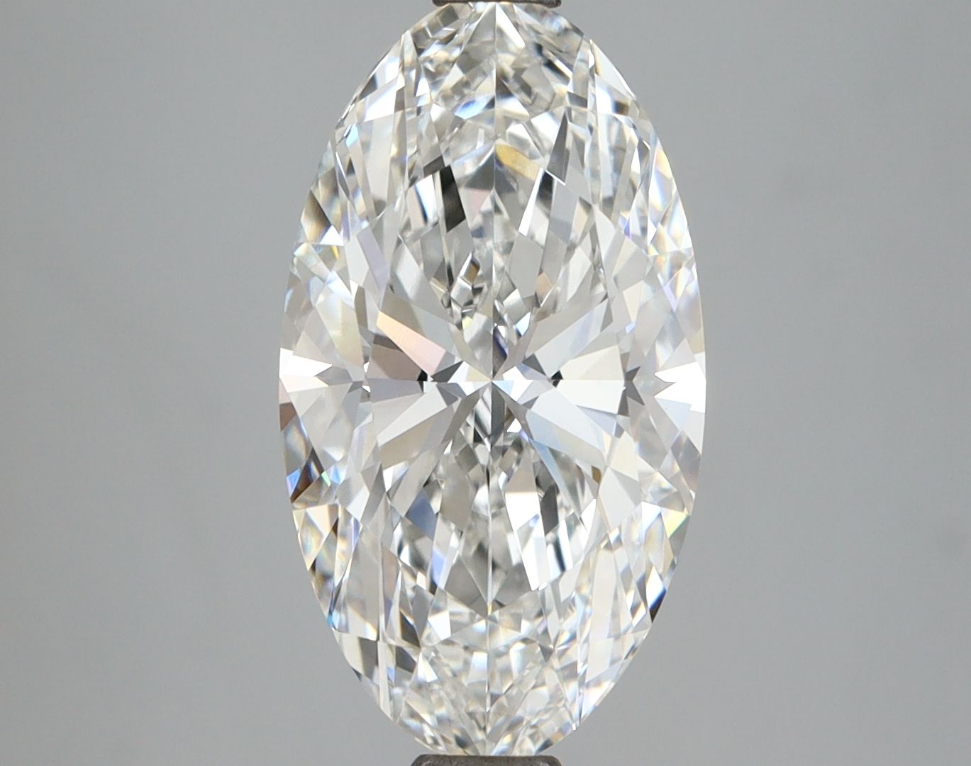 3.95 ct. oval Lab Grown Diamond front image