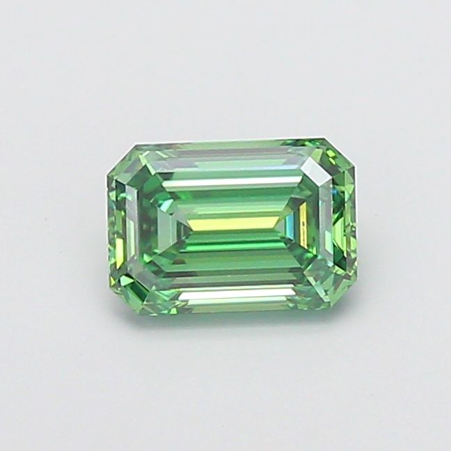 1.55 CT Fancy Vivid Green EMERALD