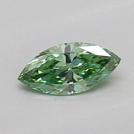 0.14 CT Fancy Vivid Green MARQUISE