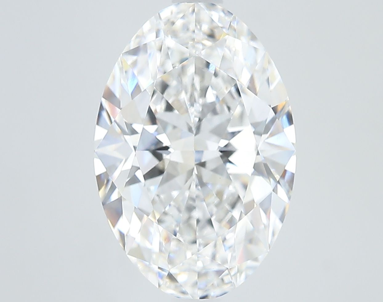 4.56 ct. oval Lab Grown Diamond front image