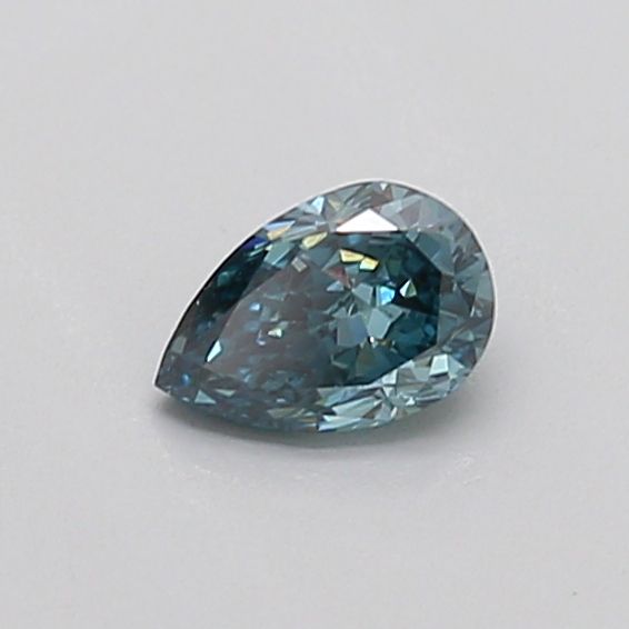 0.3 CT Fancy Deep Greenish Blue PEAR