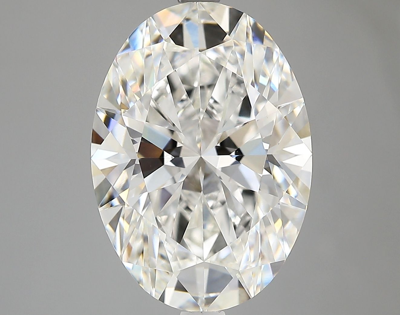 5.15 ct. oval Lab Grown Diamond front image