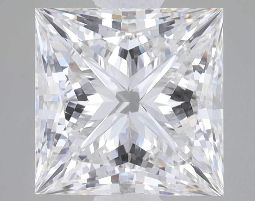 4.50 ct. princess Lab Grown Diamond front image
