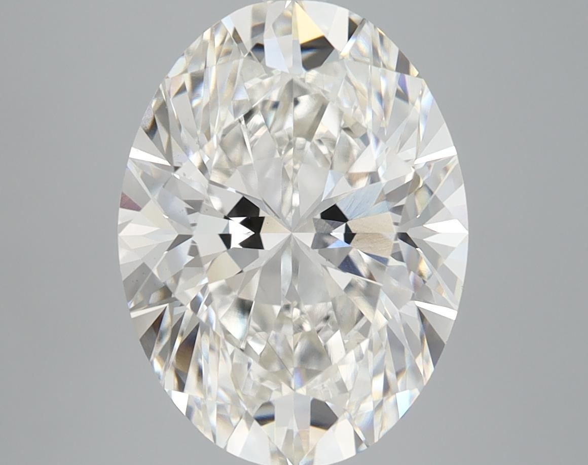 5.02 ct. oval Lab Grown Diamond front image