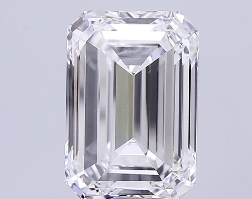 7.02 ct. emerald Lab Grown Diamond front image