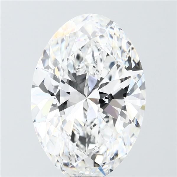 6.08 ct. oval Lab Grown Diamond front image