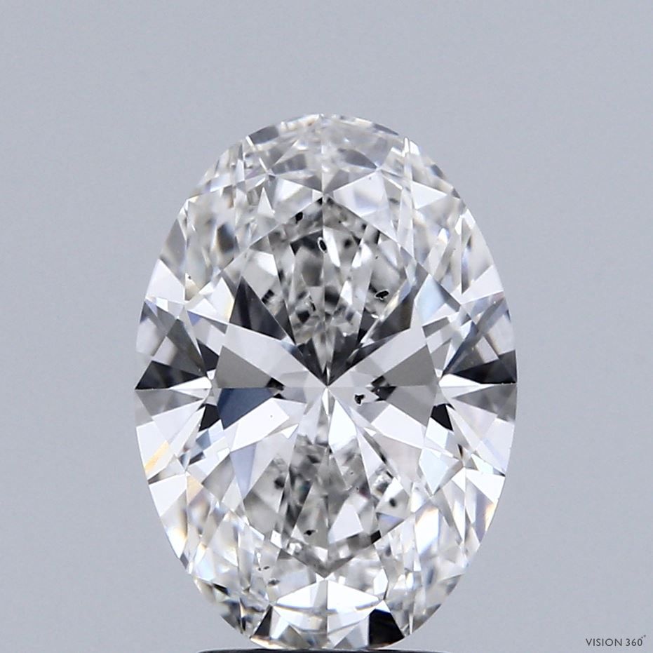 3.01 ct. oval Lab Grown Diamond front image