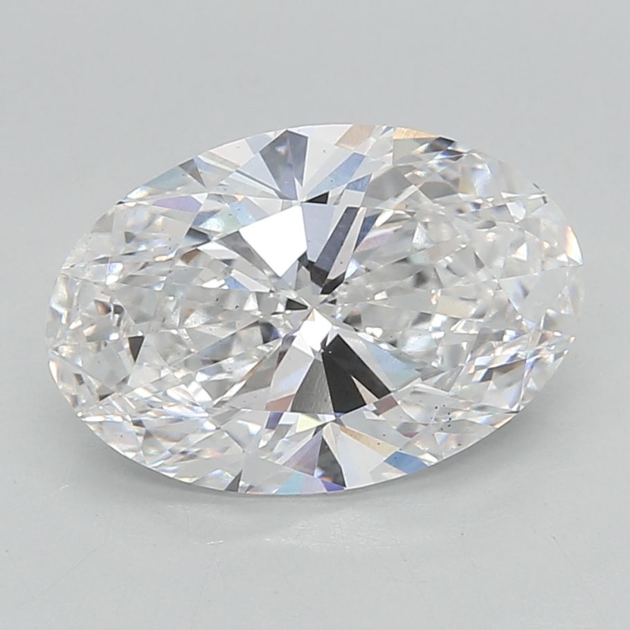 3.02 ct. oval Lab Grown Diamond front image