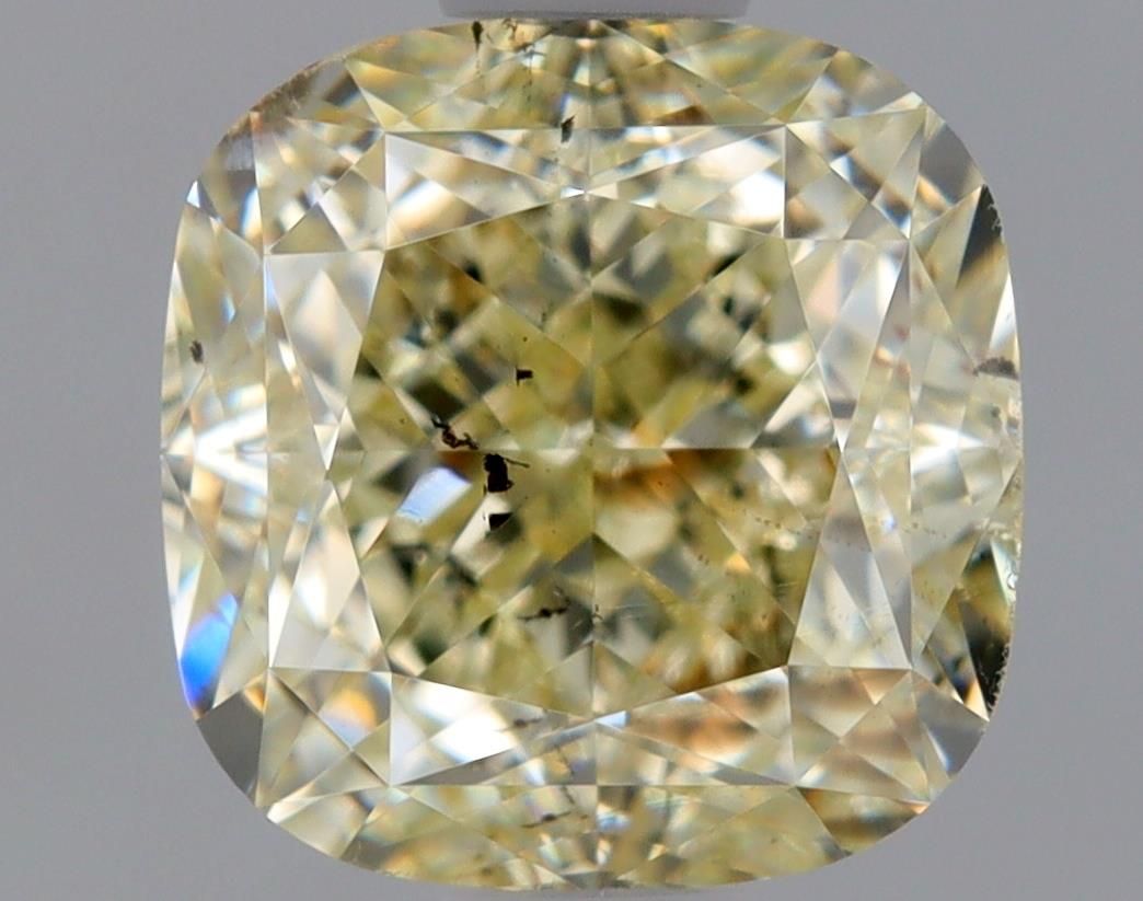 Diament 1.52 ct Fancy Light Grayish Greenish Yellow/I1
