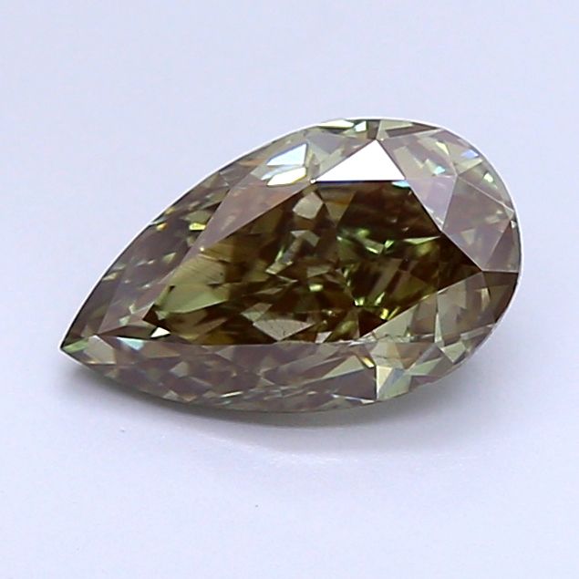 1.08 CT Fancy Deep Green PEAR