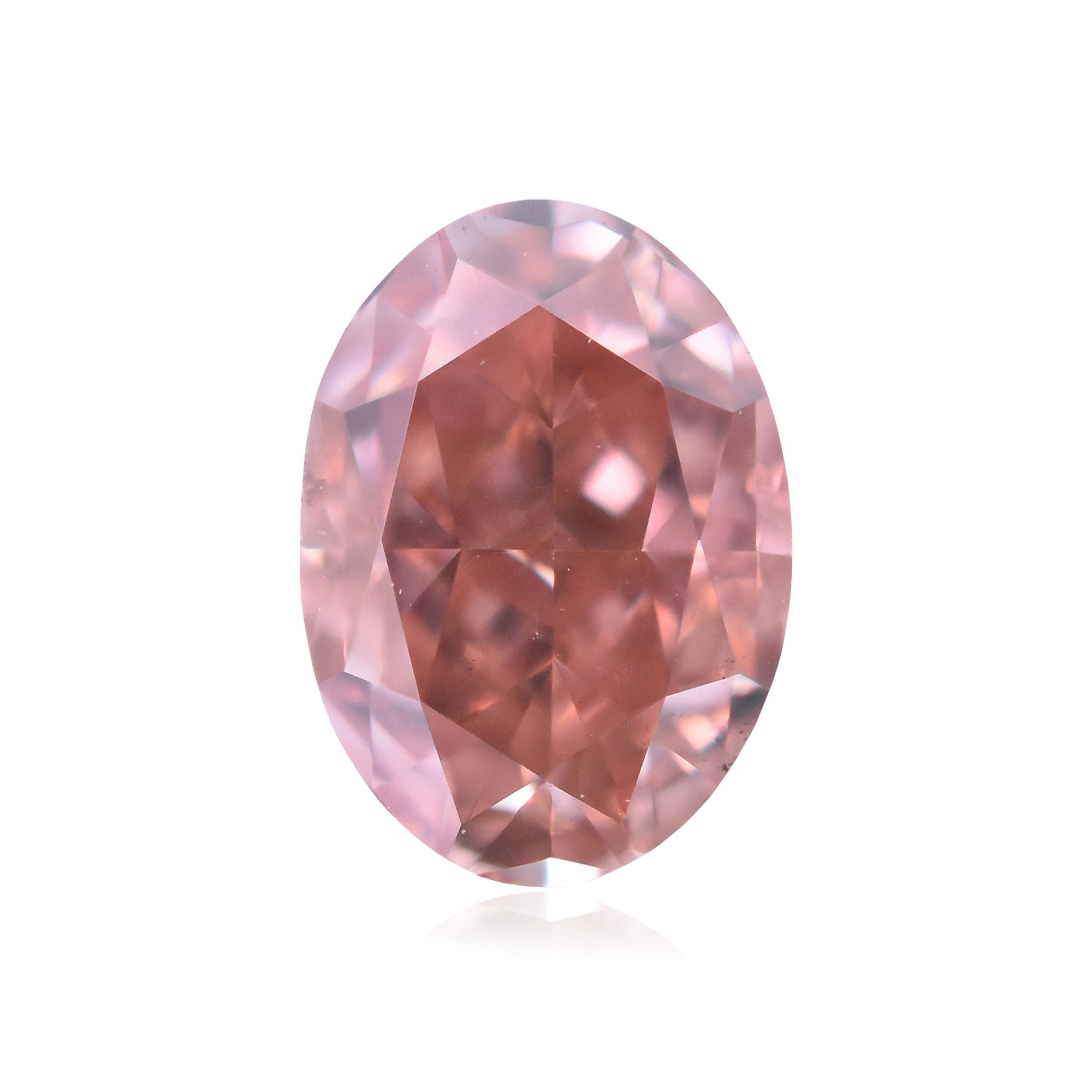 Diament 0.31 ct Fancy Intense Orangey Pink/SI1