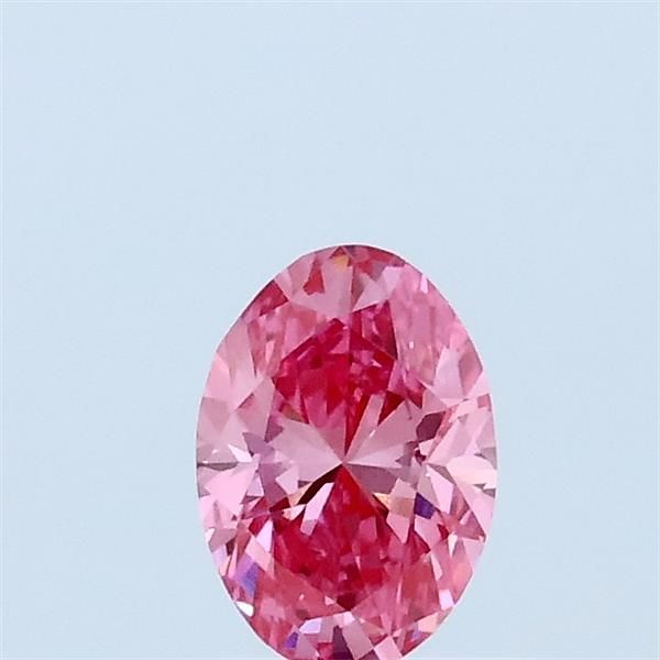 0.35 CT Fancy Vivid Pink OVAL