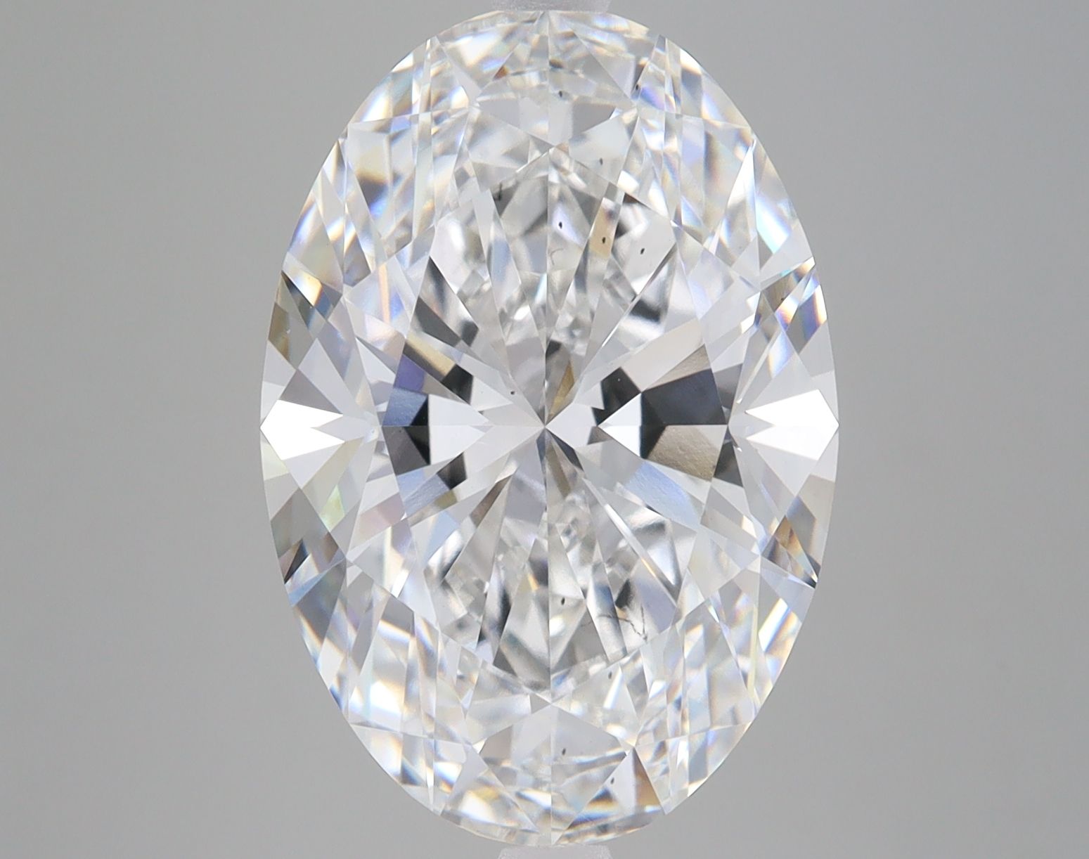 8.24 ct. oval Lab Grown Diamond front image