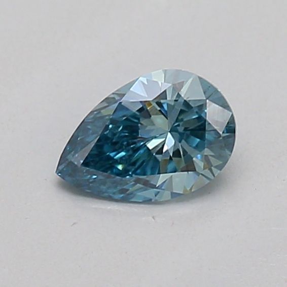 0.19 CT Fancy Vivid Blue PEAR