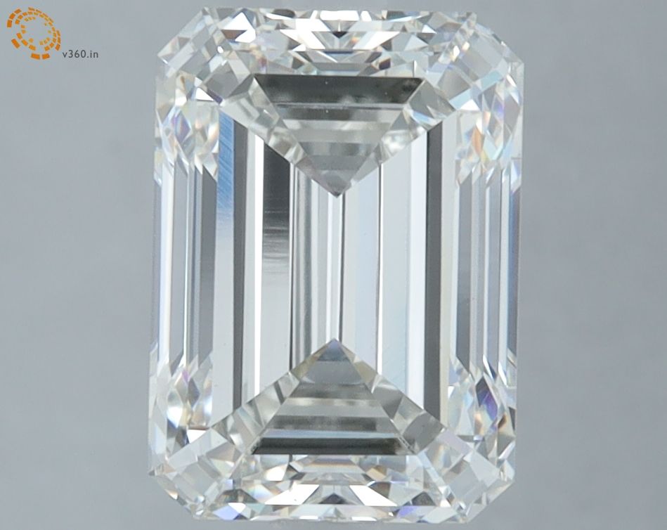 3.54 ct. emerald Lab Grown Diamond front image