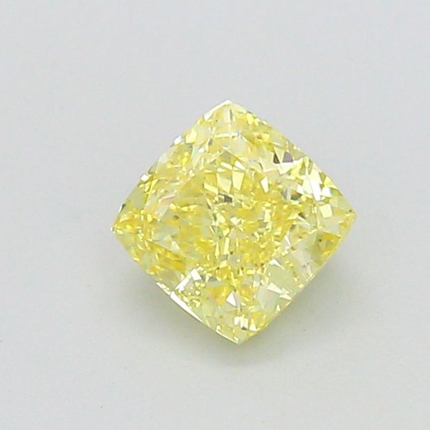 1.1 CT Fancy Intense Yellow CUSHION MODIFIED