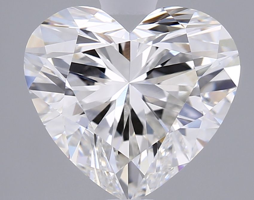 2.54 ct. heart Lab Grown Diamond front image