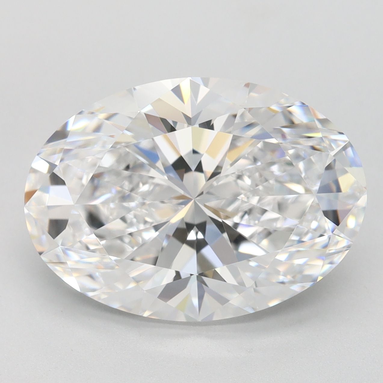 5.12 ct. oval Lab Grown Diamond front image