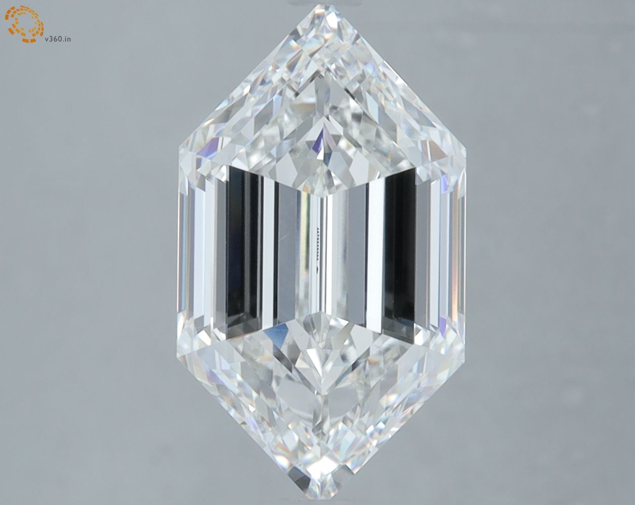 4.08 ct lab-grown Hexagonal Diamond