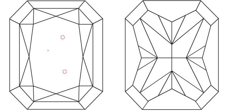 0.80 ct Radiant diamond